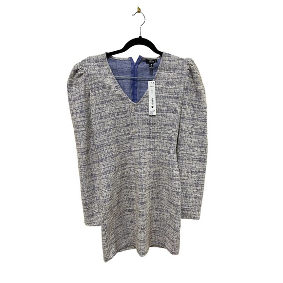 AQUA Puff Sleeve Mini Dress Size Small New with Tags - Picture 3 of 6